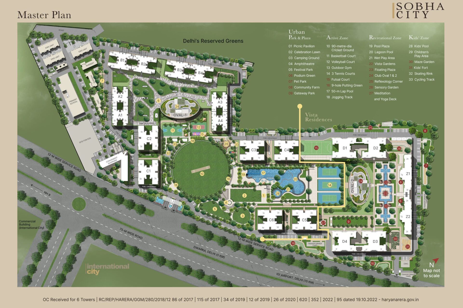 Sobha City Master Plan